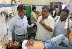 ग्वालियर में पुलिस आरक्षक पर लूट और गोलीबारी