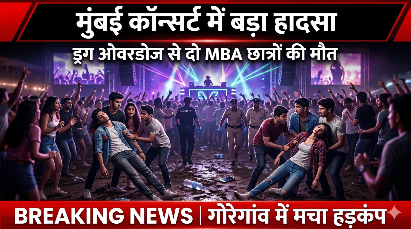 मुंबई के गोरेगांव में कॉन्सर्ट में ड्रग ओवरडोज से दो MBA छात्रों की दुखद मौत