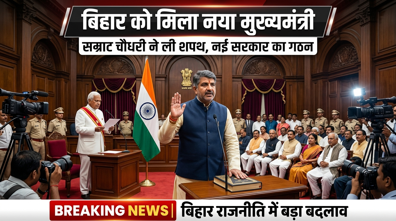बिहार के 24वें मुख्यमंत्री बने सम्राट चौधरी: जानिए शपथ ग्रहण समारोह की पूरी कहानी